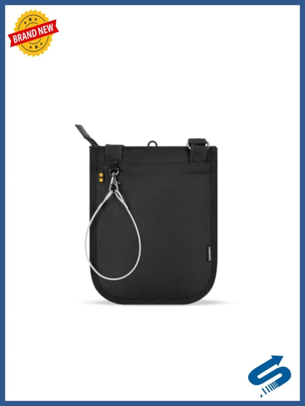 Anti-Theft Crossbody Bag, RFID Blocking Sling Purse, Lightweight Nylon Travel